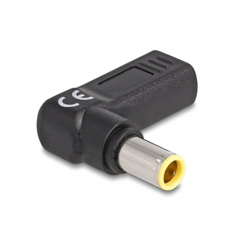 DeLOCK Adapter for Laptop Charging Cable USB Type-C female to IBM 7.9 x 5.5 mm male 90° angled