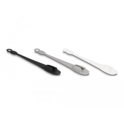 Delock Kabelhalter mit Schlaufe selbstklebend Set 3 Stück