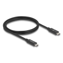DeLOCK 81211 USB cable USB4 Gen 4x2 1 m USB C Black