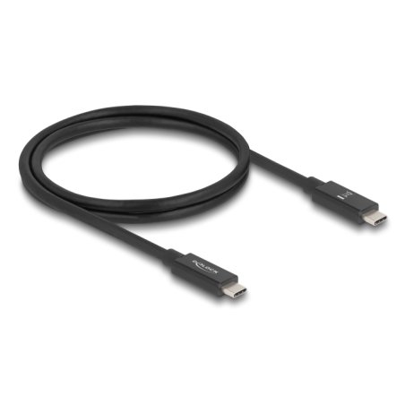 DeLOCK 81211 câble USB USB4 Gen 4x2 1 m USB C Noir