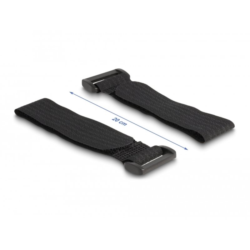 DeLOCK Patin de scratch autoadhésif avec attache scratch, set de 10 unités, noir