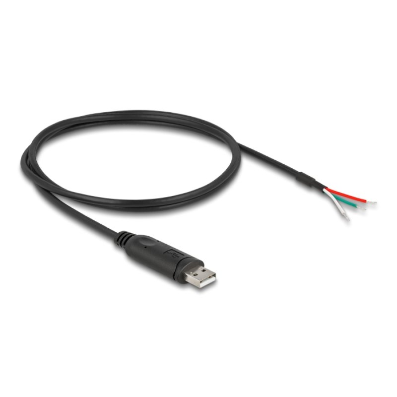 Delock Adapterkabel USB 2.0 Typ-A zu seriell RS-485 3 x offene Kabelenden 1 m
