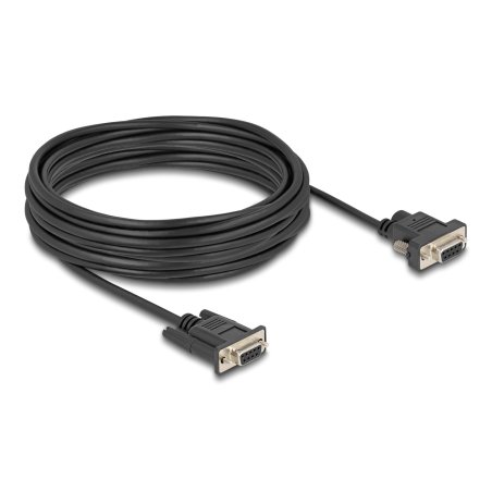 DeLOCK 88240 câble Série Noir 10 m DB-9
