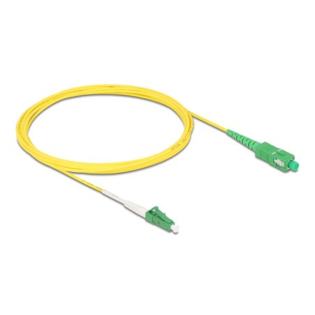 Delock Kabel Lichtwellenleiter LC-APC zu SC-APC Simplex Singlemode OS2 3 m