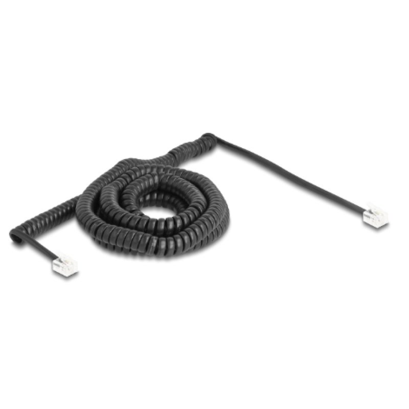 DeLOCK 90227 telephone cable 10 m Black