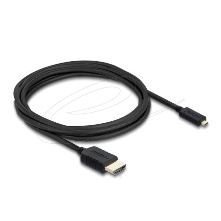 DeLOCK 81692 HDMI cable 3 m HDMI Type A (Standard) HDMI Type D (Micro) Black