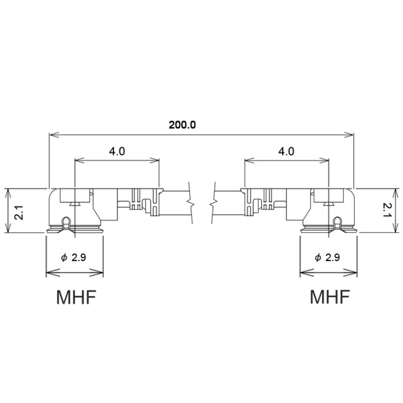 Delock Antennenkabel I-PEX Inc., MHF® I Stecker zu I-PEX Inc., MHF® I Stecker 1,13 20 cm