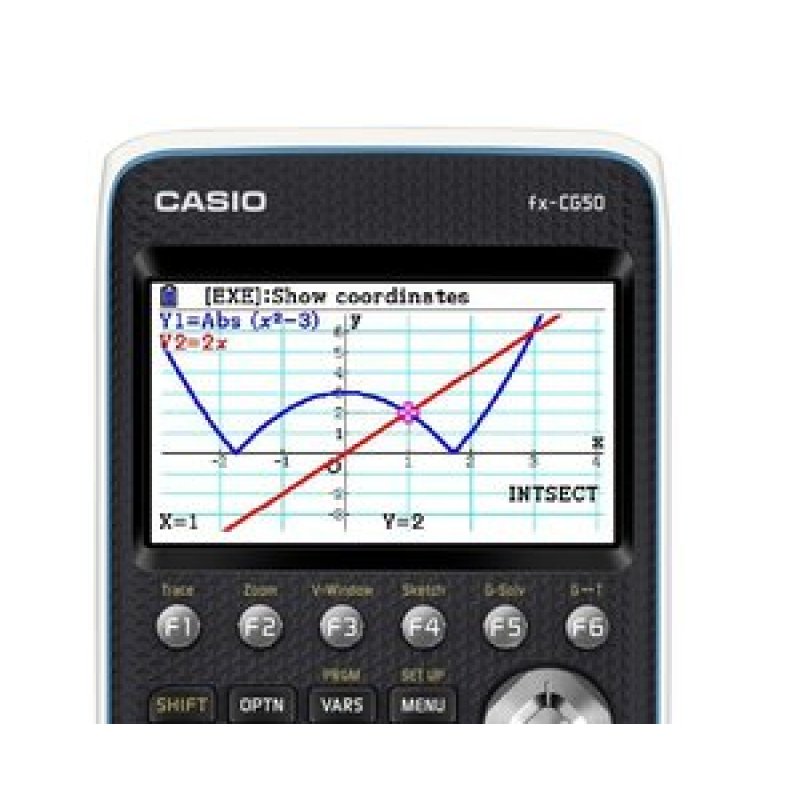 Casio FX-CG50 calculatrice Poche Calculatrice graphique Noir