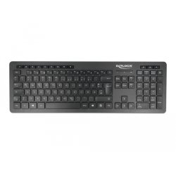 DeLOCK 12004 keyboard Home USB QWERTZ German Black