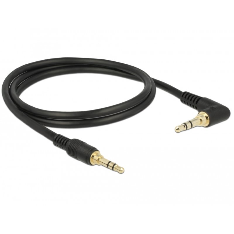 DeLOCK 85566 audio cable 1 m 3.5mm Black
