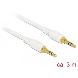 DeLOCK 85552 câble audio 3 m 3,5mm Blanc