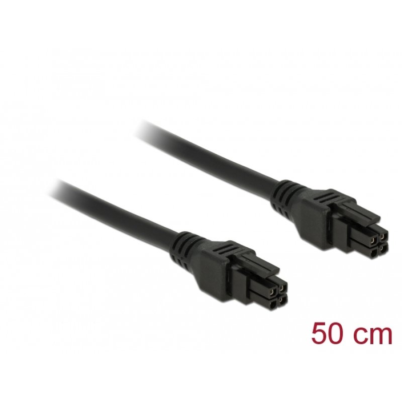 Delock Micro Fit 3.0 Kabel 4 Pin Stecker Stecker 50 cm