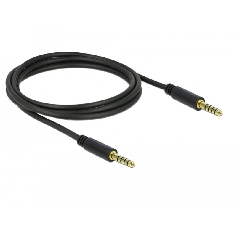 DeLOCK 85792 câble audio 2 m 4.4mm Noir