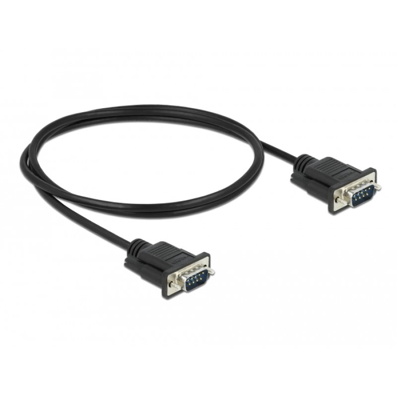 DeLOCK Câble Serial RS-232 D-Sub 9 mâle à mâle 1 m