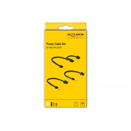 DeLOCK Power Cable Set suitable for Mac Pro 2019