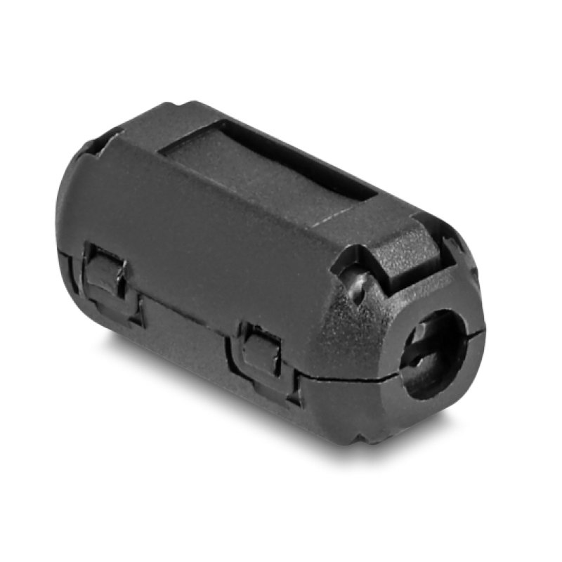 Delock Ferritkern / Ferritring für Rundkabel 3,5 mm 2 Stück schwarz