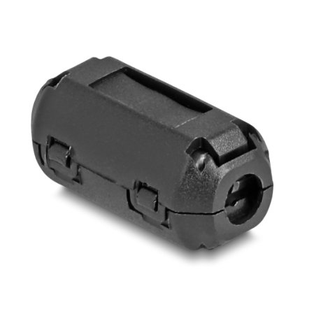 Delock Ferritkern / Ferritring für Rundkabel 3,5 mm 2 Stück schwarz