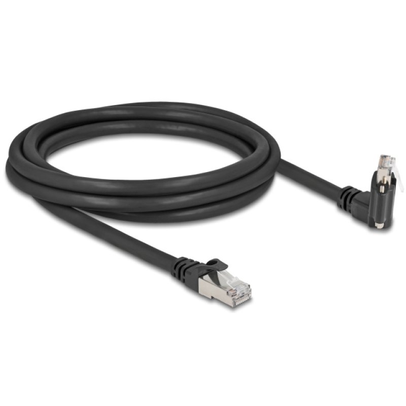 DeLOCK 80918 câble de réseau Noir 2 m Cat6 S/FTP (S-STP)