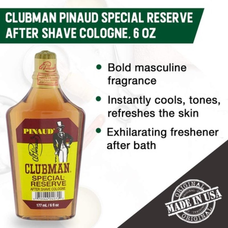 Pinaud Clubman Special Reserve Aftershave Cologne 177ml