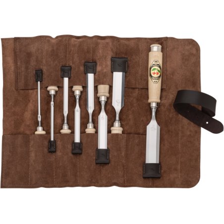 Kirschen Stechbeitelsatz 8-tlg. Tasche 4-6-10-12-16-20-26-30