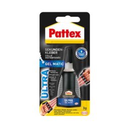 Pattex Sekundenkleber Ultra Gel, Matic, Tube mit 3g