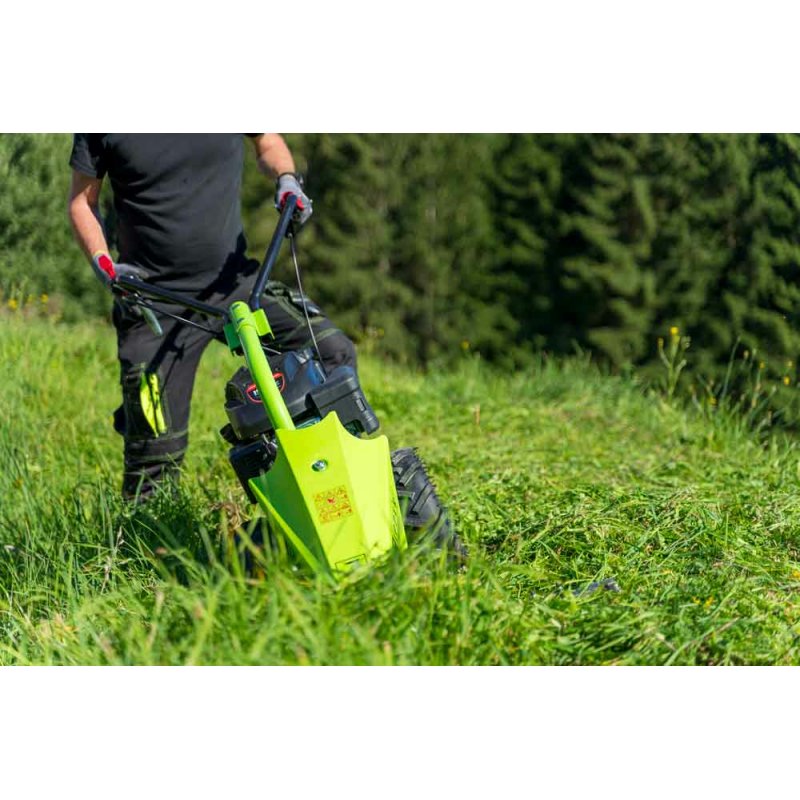 Zipper ZI-BM870ECO lawn mower Walk behind lawn mower Petrol Black, Green