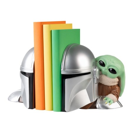 Star Wars: Le Mandalorien - Serre-livres Mandalorien et Grogu