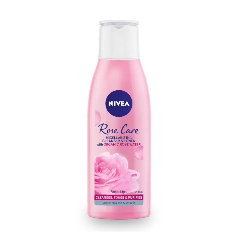 Nivea Milk & Toner Rose Care Cleansing Milk With Rose Water 200ml