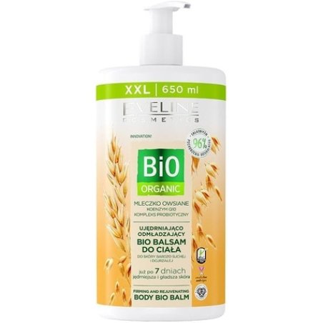 Eveline Organic Oat Milk Firming & Rejuvenation Body Balm 650ml