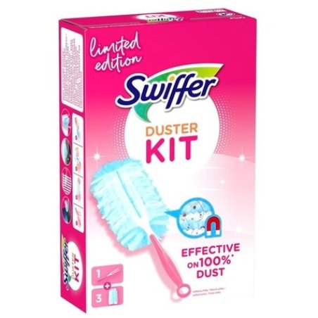 Swiffer Duster Starter Kit Limited Edition Pink With 1 Handle And 3 Refills