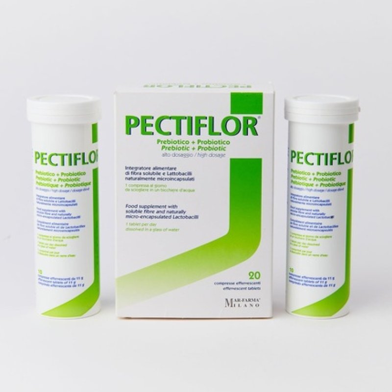 Pectiflor Food Supplement with Inulin and Bacillus Coagulans 20