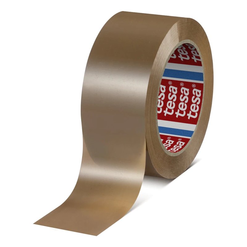 TESA 60418 Suitable for indoor use 132 m Polyethylene terephthalate (PET), Synthetic rubber Brown