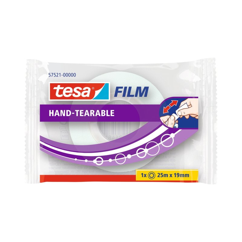 TESA 57521-00000-01 ruban d'étanchéité Adapté à une utilisation à l'intérieur 25 m Polypropylène (PP)