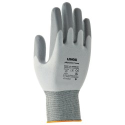 Uvex 6005009 Gant de protection Gris, Blanc Elastane, Polyamide 1 pièce(s)