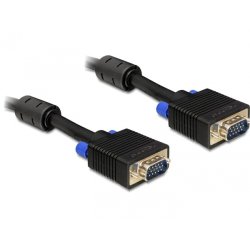 DeLOCK 15m VGA cable VGA (D-Sub) Black