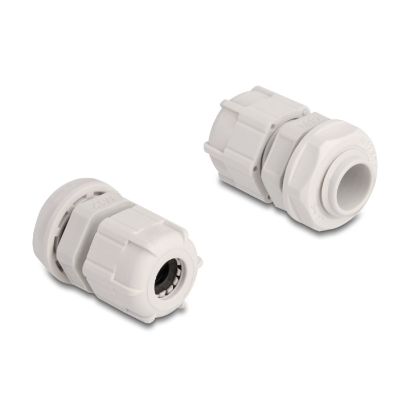 DeLOCK Cable Gland M12 10 pieces grey