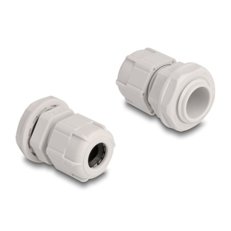 DeLOCK Cable Gland M16 10 pieces grey