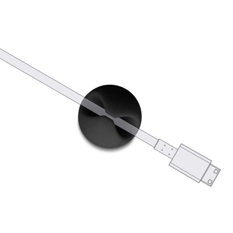 DeLOCK Cable holder set 6 pieces