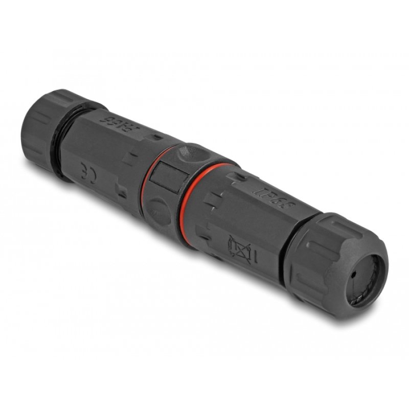 DeLOCK Optical Fiber Cable Connector LC Duplex female to LC Duplex female UPC waterproof