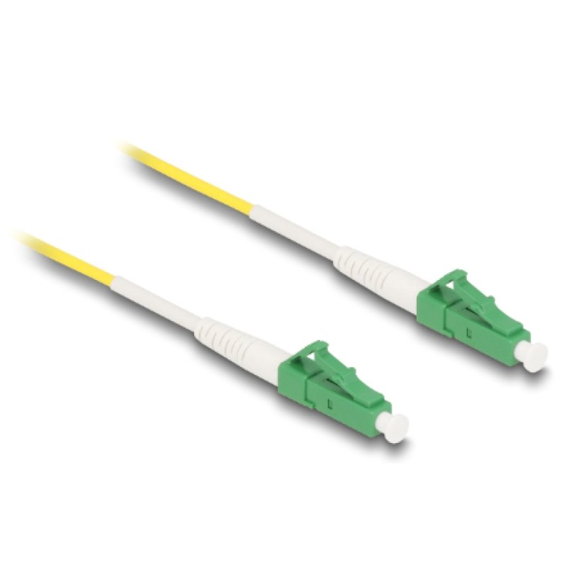 DeLOCK 83219 InfiniBand/fibre optic cable 0.5 m LC LC/APC Yellow