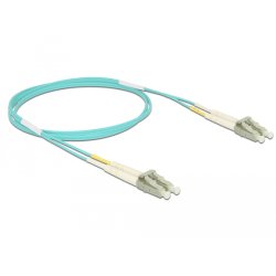DeLOCK Câble en fibre optique LC LC Multimode OM3 1 m