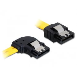 DeLOCK 0.7m SATA M/M câble SATA 0,7 m Jaune