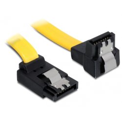 DeLOCK 0.2m SATA M/M câble SATA 0,2 m Jaune