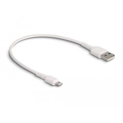 Delock USB Ladekabel für iPhone™, iPad™, iPod™ weiß 30 cm