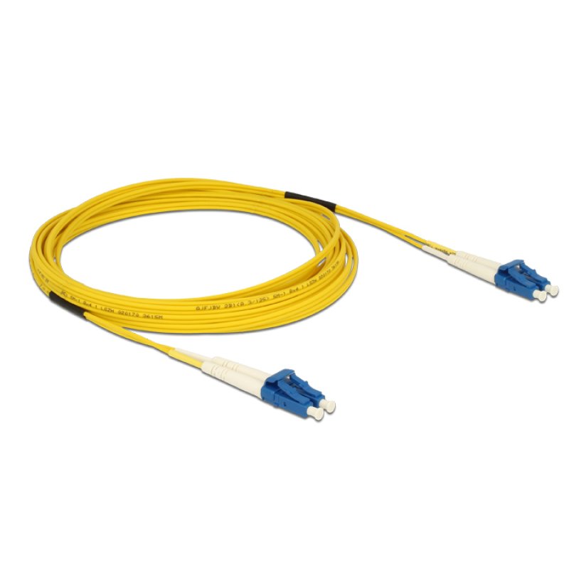 DeLOCK 5m LC-LC InfiniBand/fibre optic cable Yellow