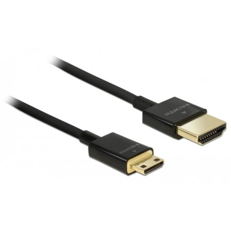 DeLOCK 84777 HDMI cable 1.5 m HDMI Type A (Standard) HDMI Type C (Mini) Black