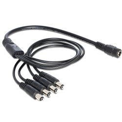DeLOCK 83287 câble électrique Noir 0,5 m