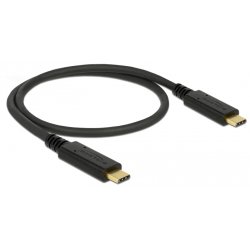 DeLOCK 83043 câble USB USB 2.0 0,5 m USB C Noir
