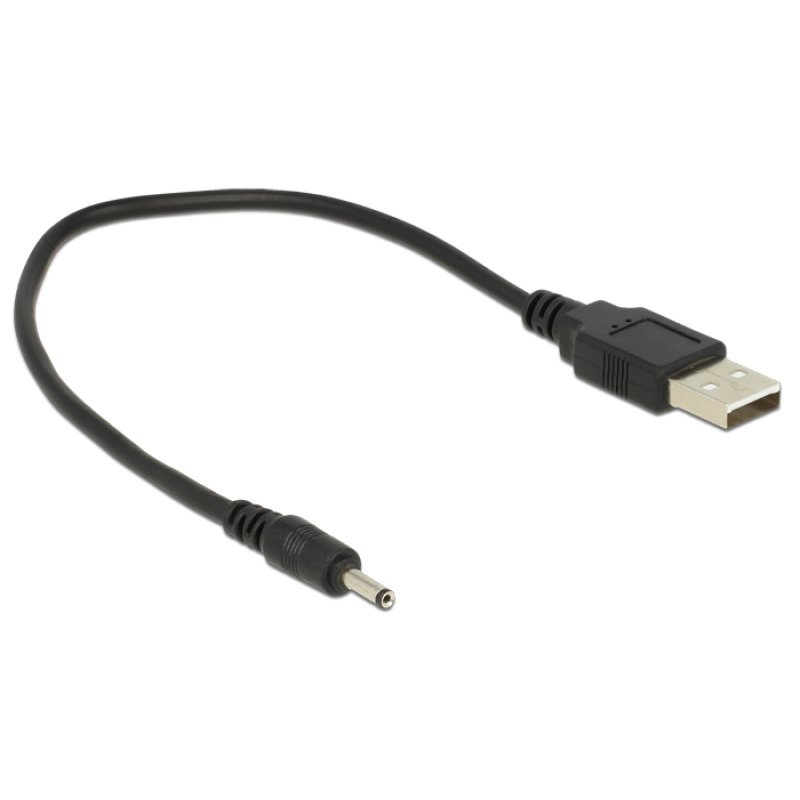 Delock Kabel USB Typ-A Stecker Power DC 3,0 x 1,1 mm Stecker 27 cm