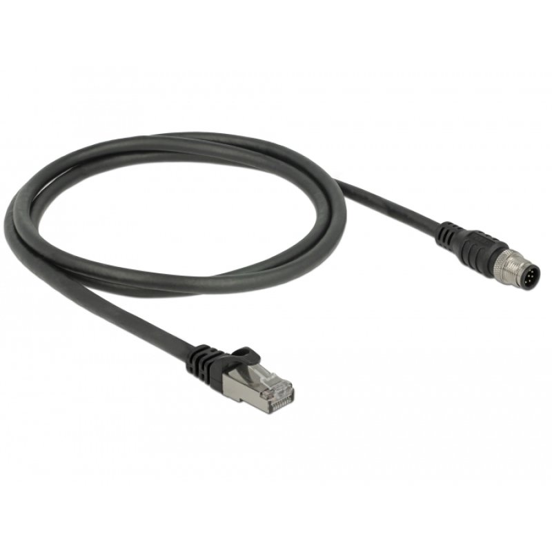 DeLOCK 84922 networking cable Black 1 m Cat5e S/FTP (S-STP)
